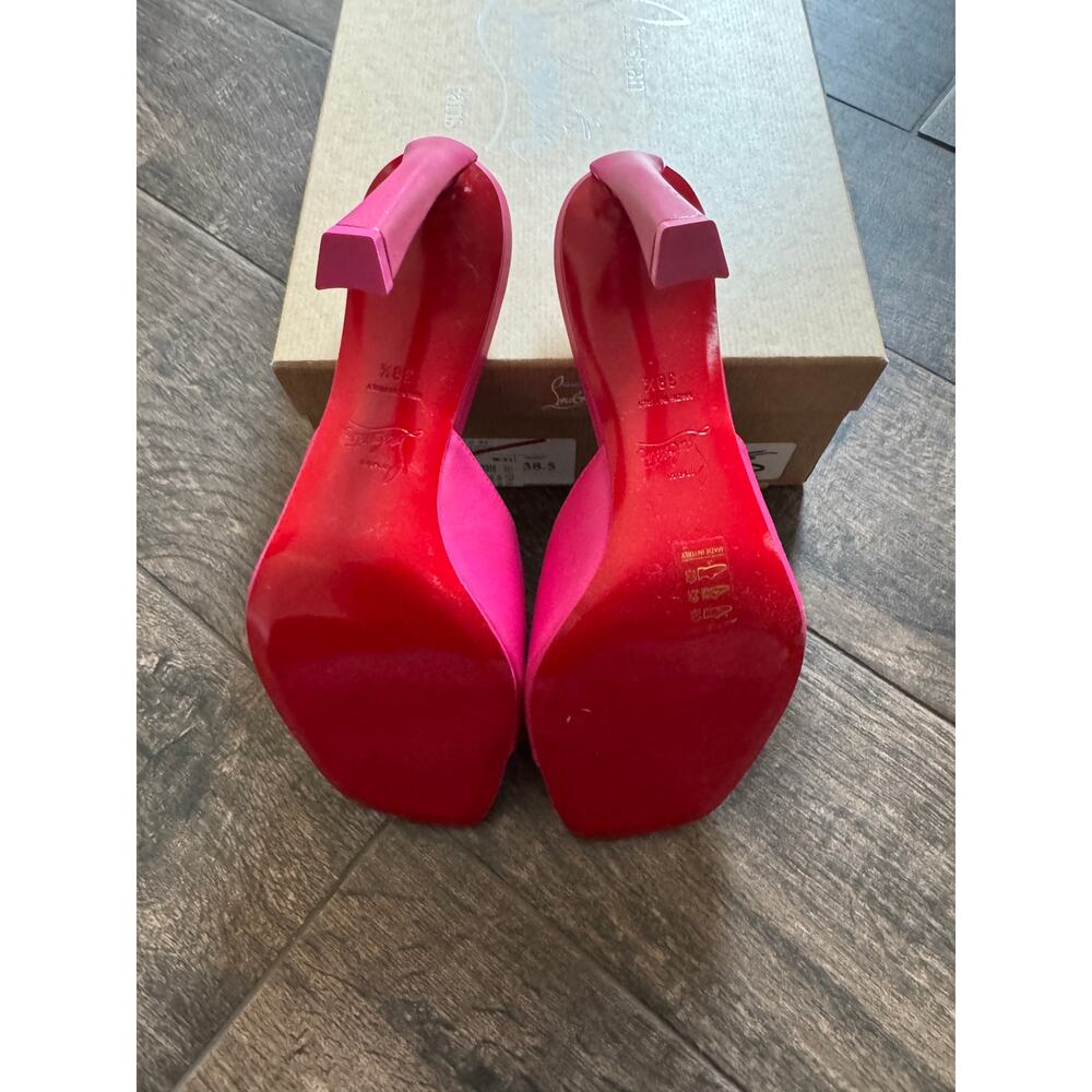 CHRISTIAN LOUBOUTIN Condora 85 leather mules BNIB 38.5 - Picture 5 of 9